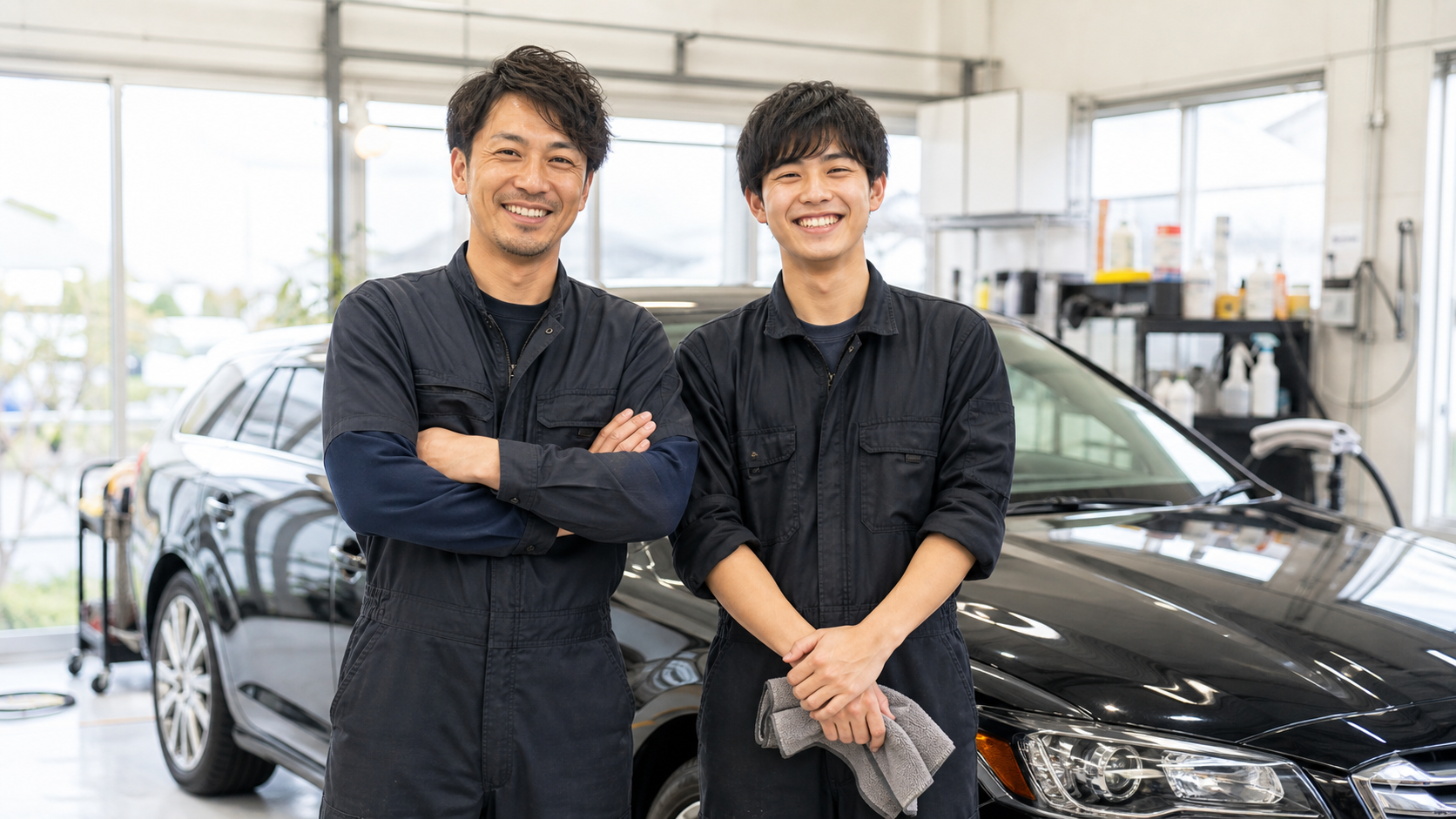 技術を身につけて自信を持つMIYABIスタッフ